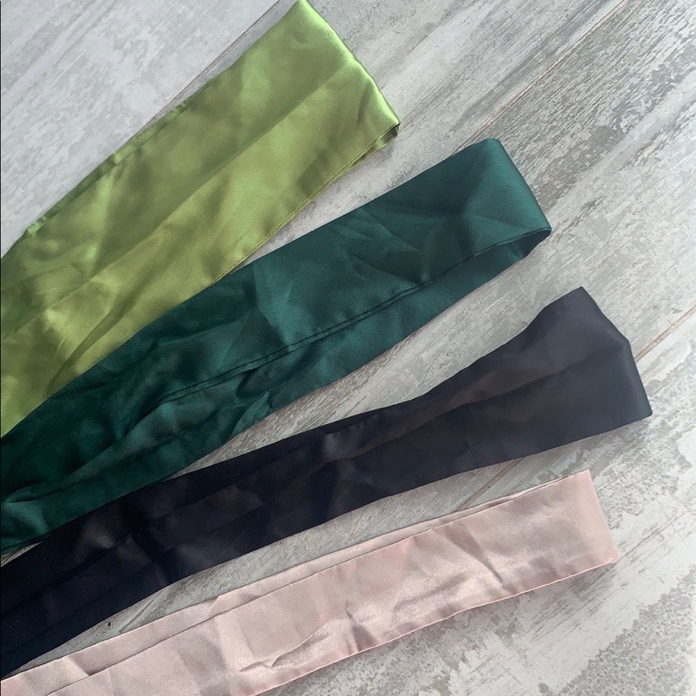 1pcs Silk Satin Women’s Robe Satin Pipe Belt or Kink Blindfold